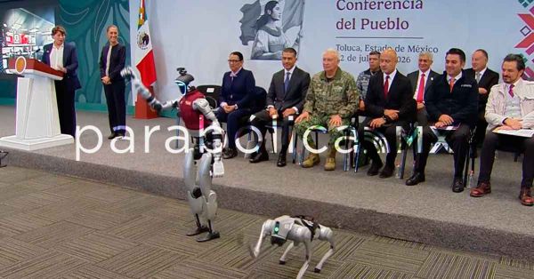 Suman a robots con IA a labores de seguridad en el Edomex