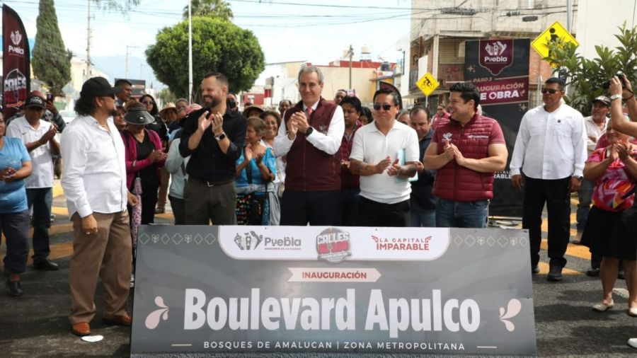 Inaugura Pepe Chedraui rehabilitaci&oacute;n vial del Bulevar Apulco