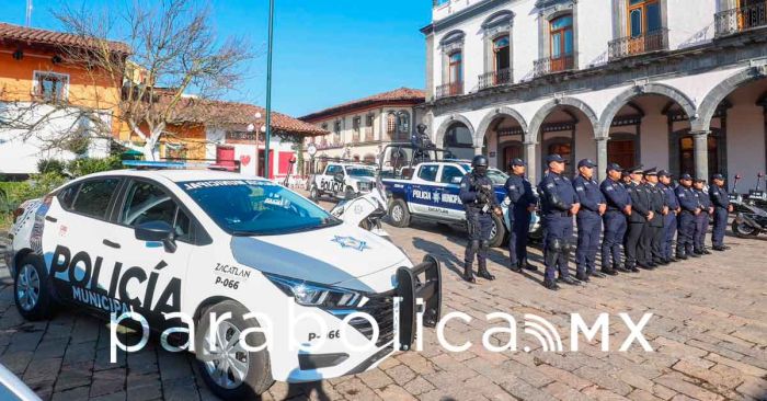Refuerza Gobierno estatal seguridad en Zacatl&aacute;n con nuevas patrullas
