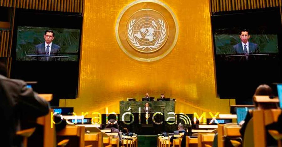 Presenta canciller visi&oacute;n de M&eacute;xico sobre los desaf&iacute;os globales en la Asamblea de la ONU