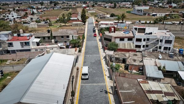 Entrega Omar Mu&ntilde;oz obra integral en San Lorenzo Almecatla