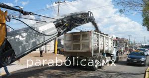 Rehabilita Infra estatal la Avenida Alfredo Toxqui en la capital poblana