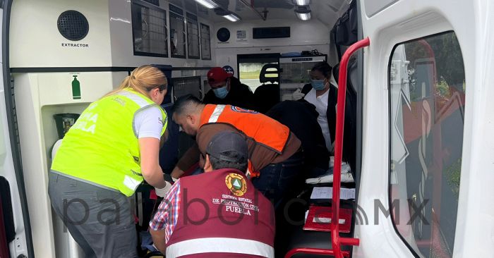 Trasladan a mujer lesionada v&iacute;a a&eacute;rea desde Huauchinango