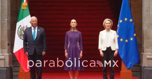 Recibe Sheinbaum a la delegaci&oacute;n de la Uni&oacute;n Europea