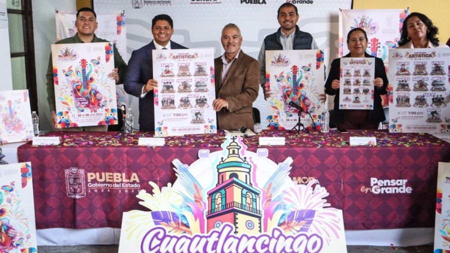 Presenta alcalde Omar Mu&ntilde;oz la Feria de Cuautlancingo 2026