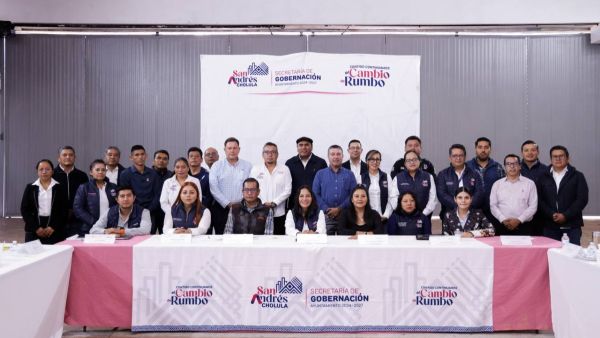 Se re&uacute;ne Lupita Cuautle con autoridades auxiliares de San Andr&eacute;s