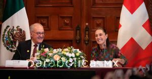 Recibe Sheinbaum al Presidente de la Confederaci&oacute;n Suiza