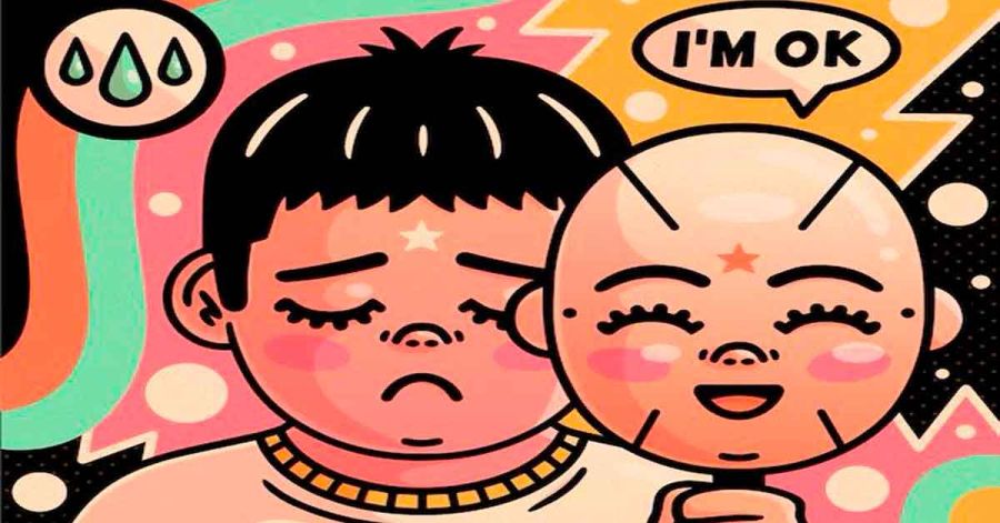 "Todo cool&rdquo; + sonrisa sin dientes = no estoy bien